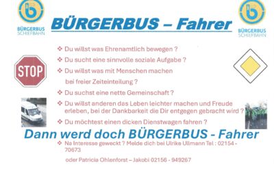 Bring dich ein und werde Bürgerbusfahrerin/er